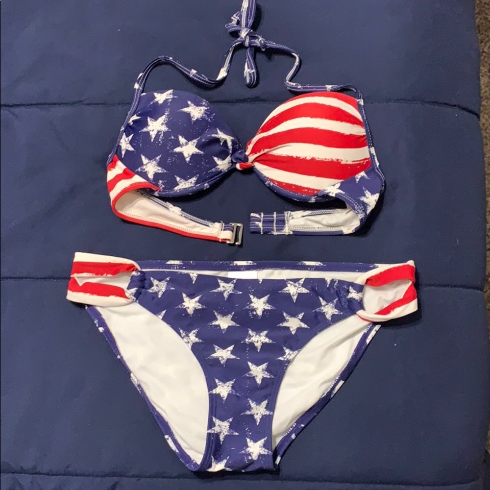American flag swim suit